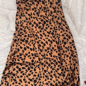 Leopard Print Women's Skirt